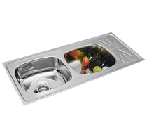 Double Bowl Single Drain Sinks - 4003